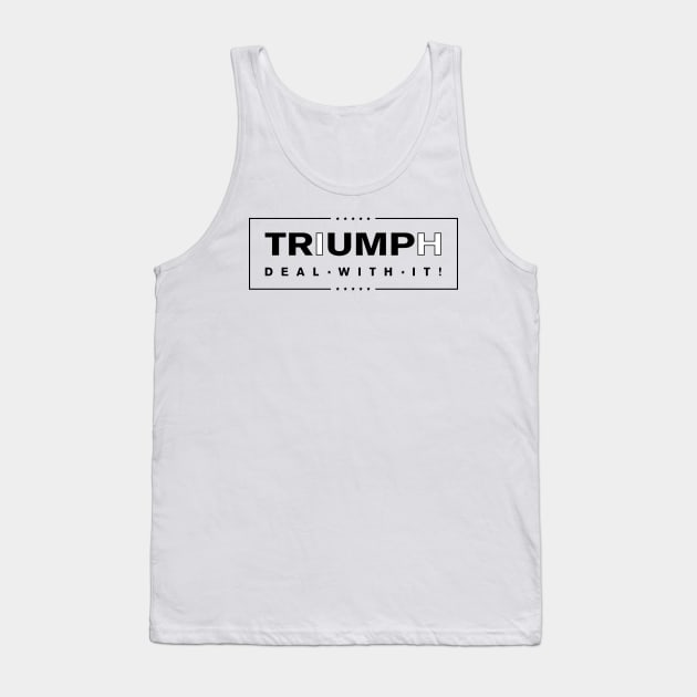 TRIUMPH - Black Tank Top by SEspider